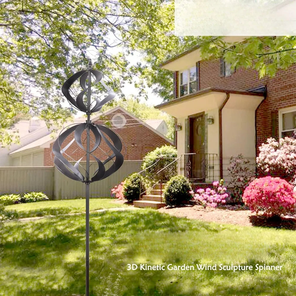 Outdoor Metal Large Kinetic Wind Spinner for Yard