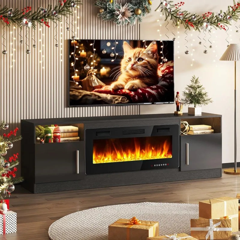 Fireplace TV Stand Entertainment Center with 36" Fireplace