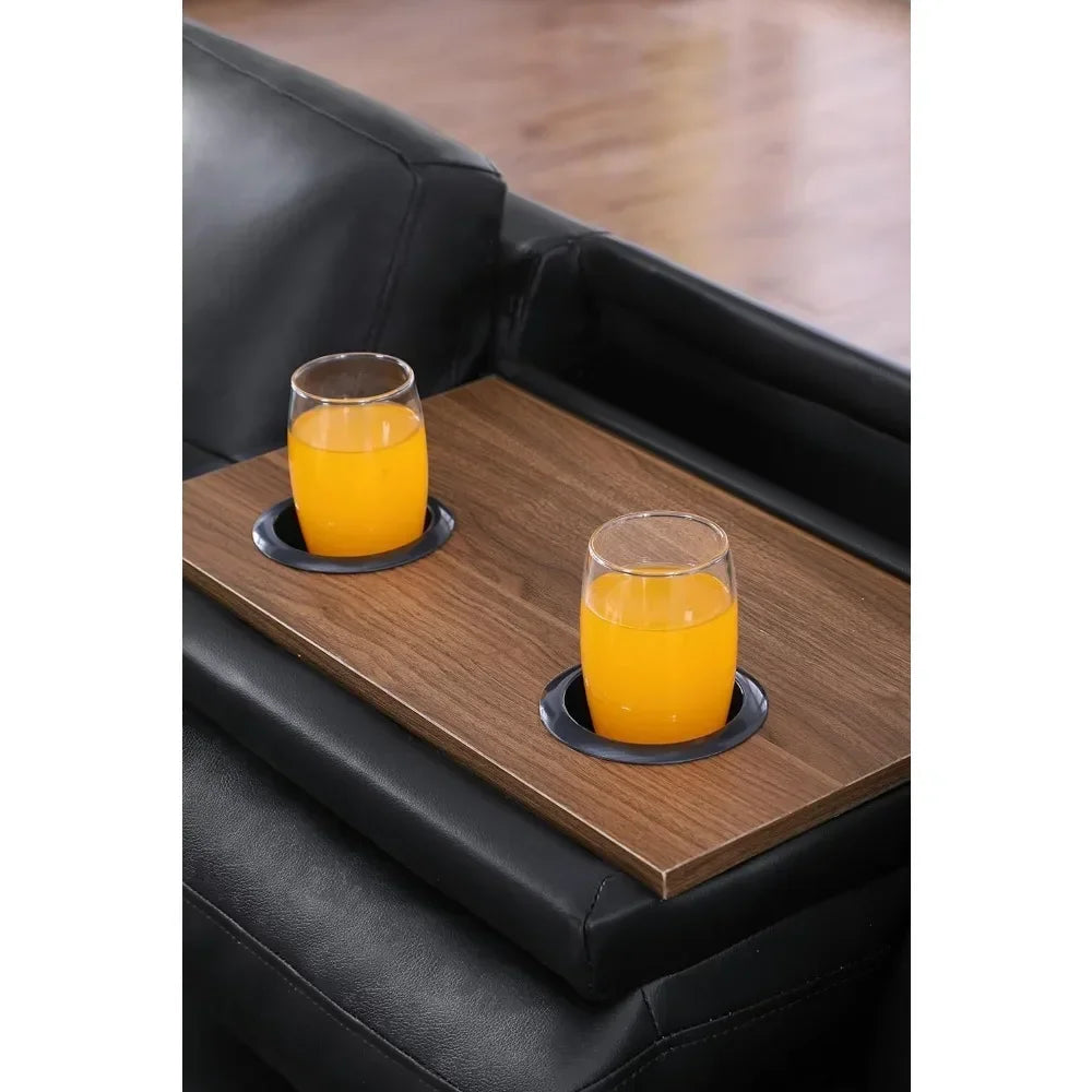 Living room, L-shaped 6-seater Sofa with removable ottoman
