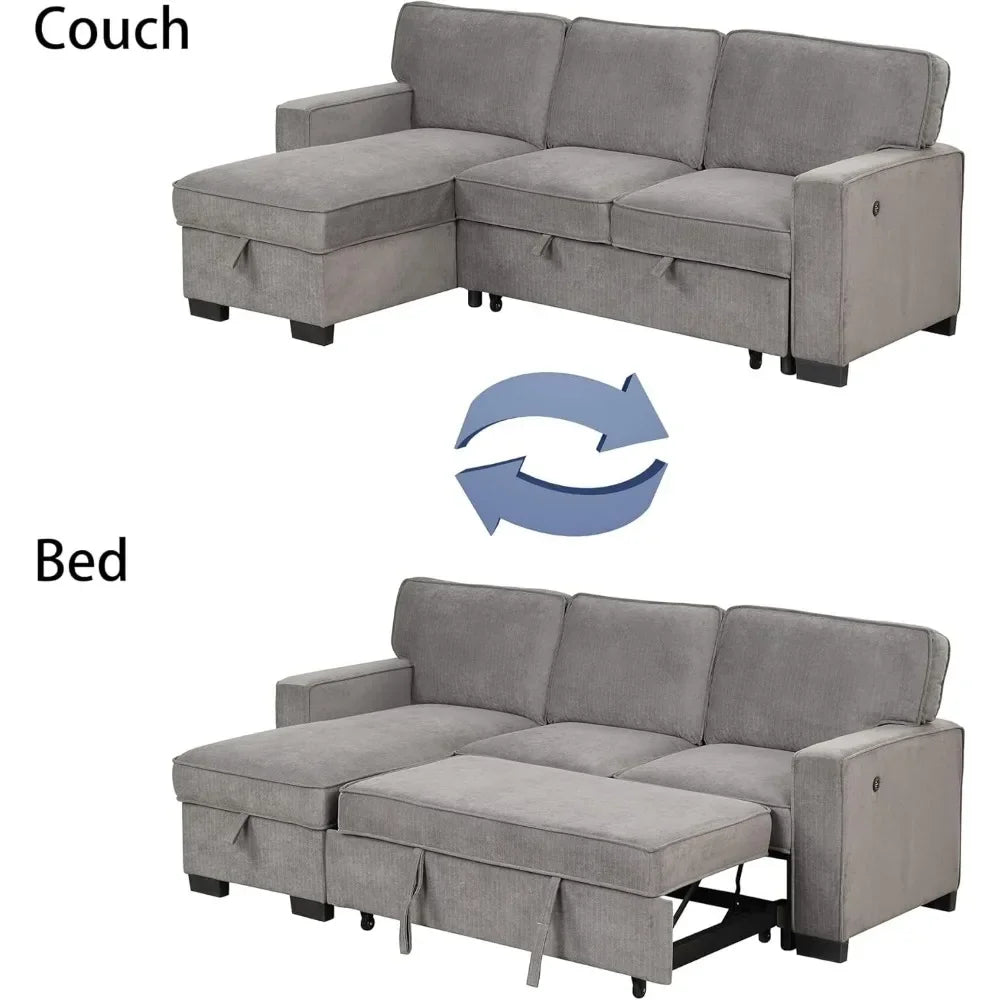 Pull Out Sectional Futon Sofa Bed