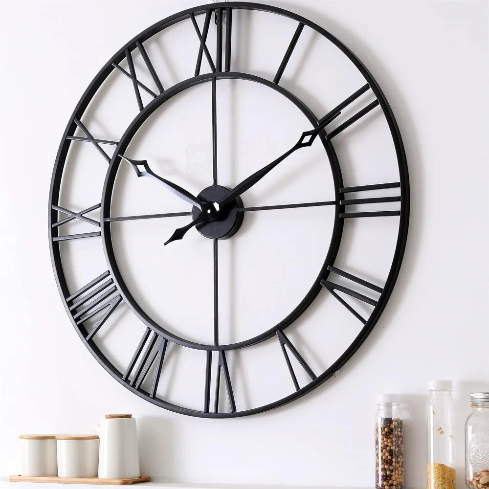 30 Inch Large Wall Clock with Roman Numeral