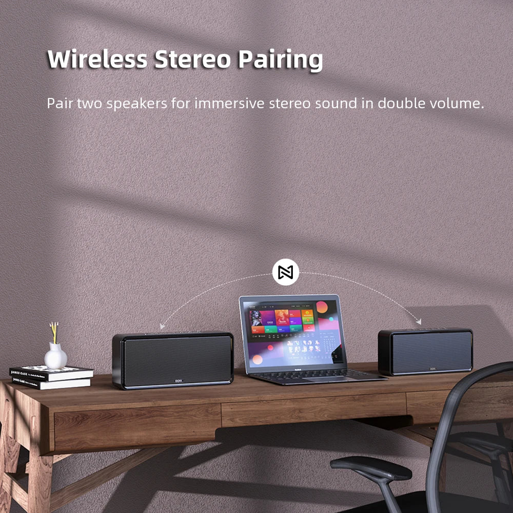 Wireless Bluetooth Portable Home Speaker