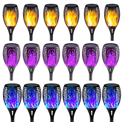 12 LED Solar Flickering light outdoor lamps