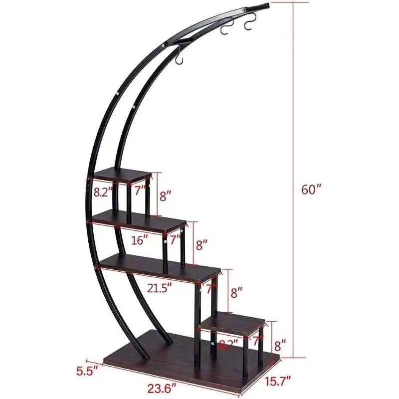 5 Tier Metal Plant Stand (2 Pack)