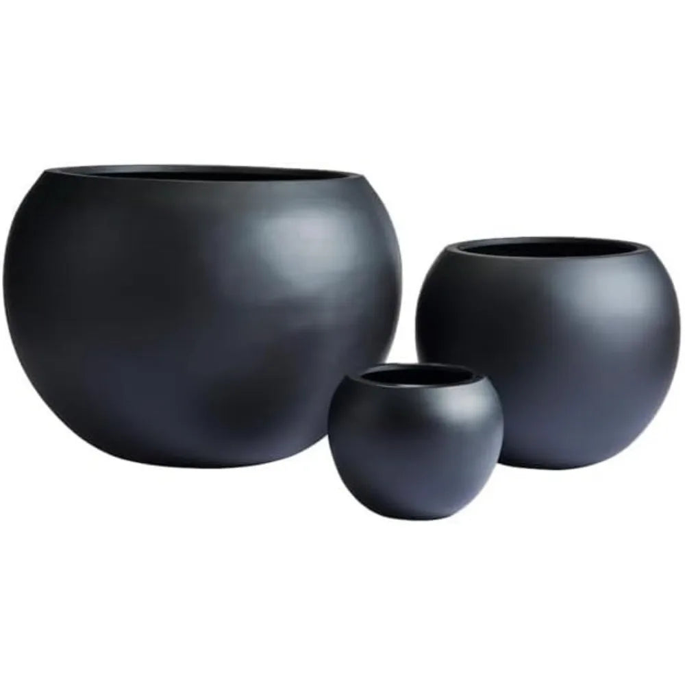 1-Piece Fiberstones Pots for Indoor/Outdoor Plants