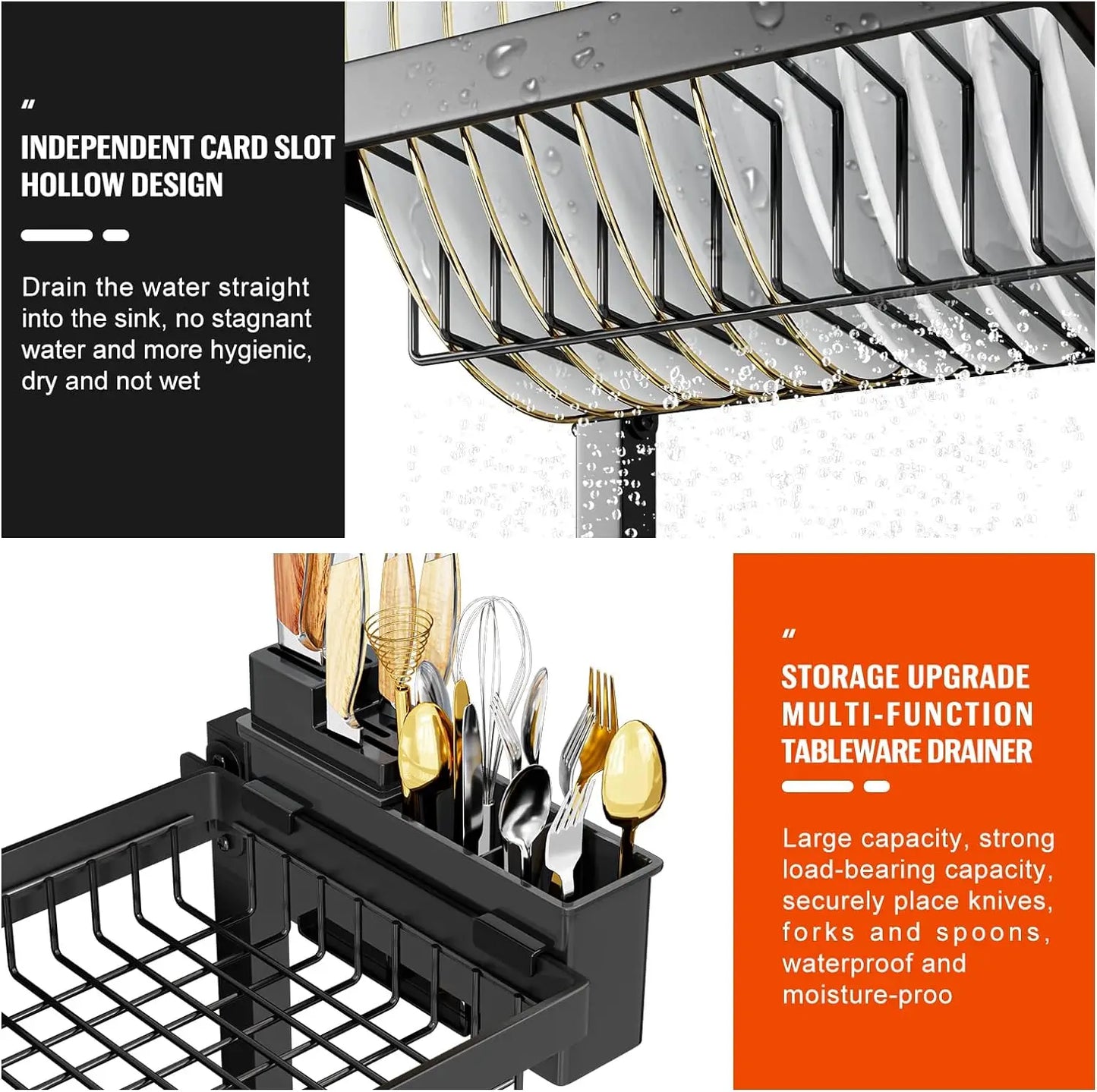 Over The Sink, Adjustable Dish Drying Rack