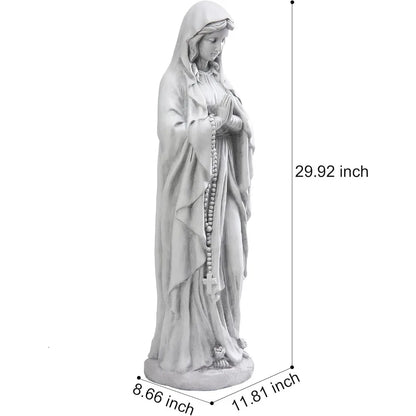 Virgin Mary Praying Decorations Statue Statue 29.9 Inch Tall