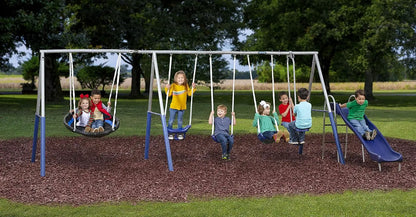 Recreation Fun Forever Swing Set, Gray