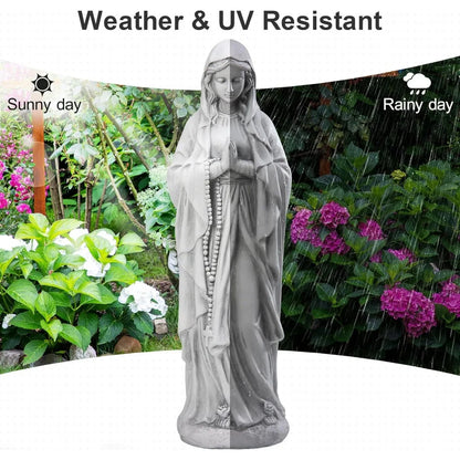 Virgin Mary Praying Decorations Statue Statue 29.9 Inch Tall