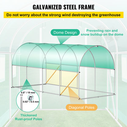 Portable Walk-in Tunnel Greenhouse