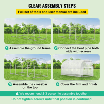 Portable Walk-in Tunnel Greenhouse