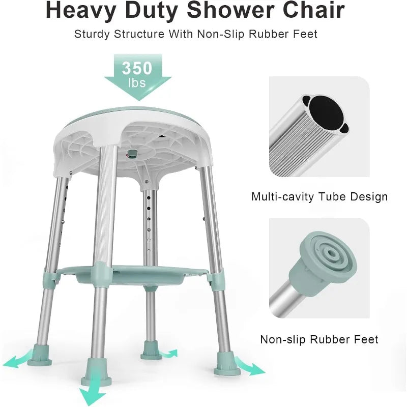 Swivel Shower Chair for Inside Shower