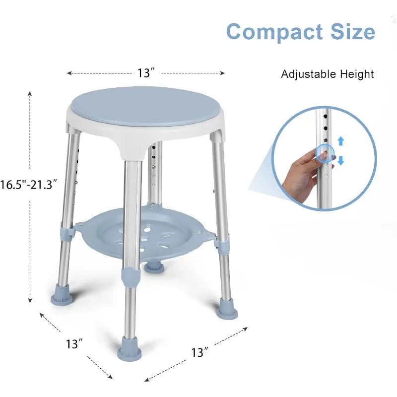 Swivel Shower Chair for Inside Shower