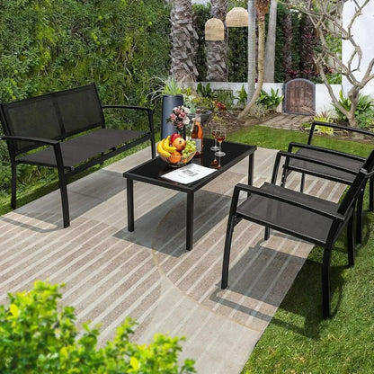 4 Pieces Outdoor Patio Furniture