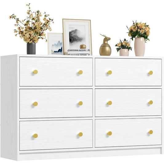 Dresser for Bedroom with 6 Drawers