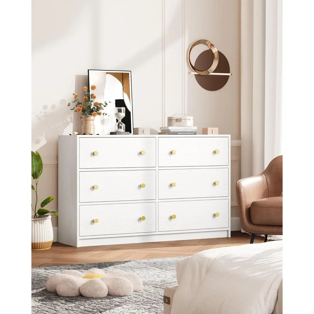 Dresser for Bedroom with 6 Drawers