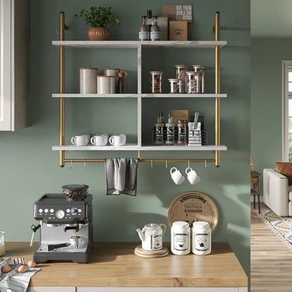 Wall Mounted 3 Shelve Kitchen Storage Rack