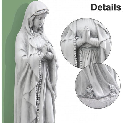 Virgin Mary Praying Decorations Statue Statue 29.9 Inch Tall