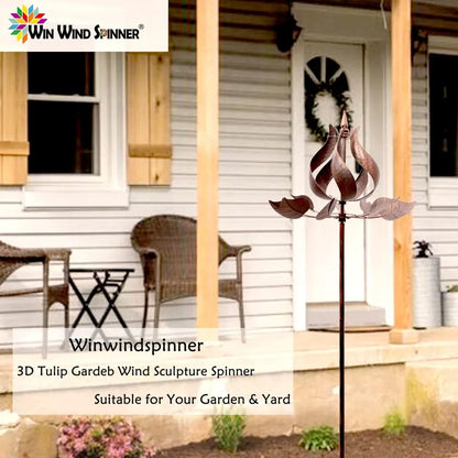 Tulip Wind Spinners Decor for Yard, Garden