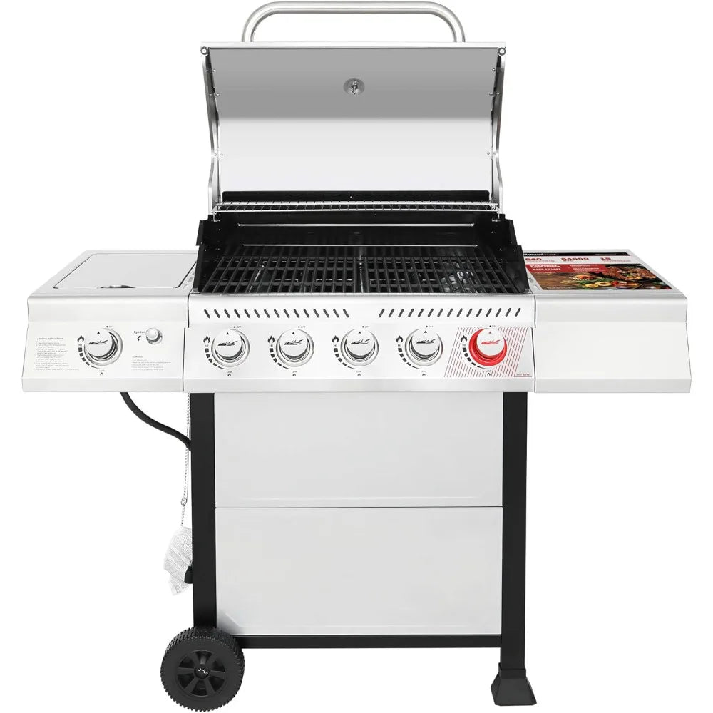 5-Burner Stainless Steel Barbecue Gas Grill